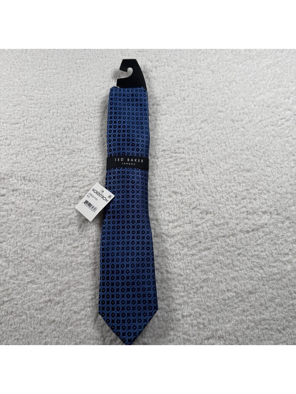 Ted Baker London Men’s Tie Blue Geometric 70% Silk NWT Nordstrom